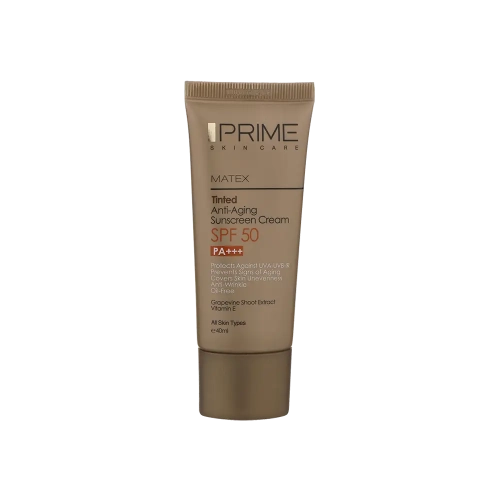 کرم ضد آفتاب رنگی SPF50 پرایم