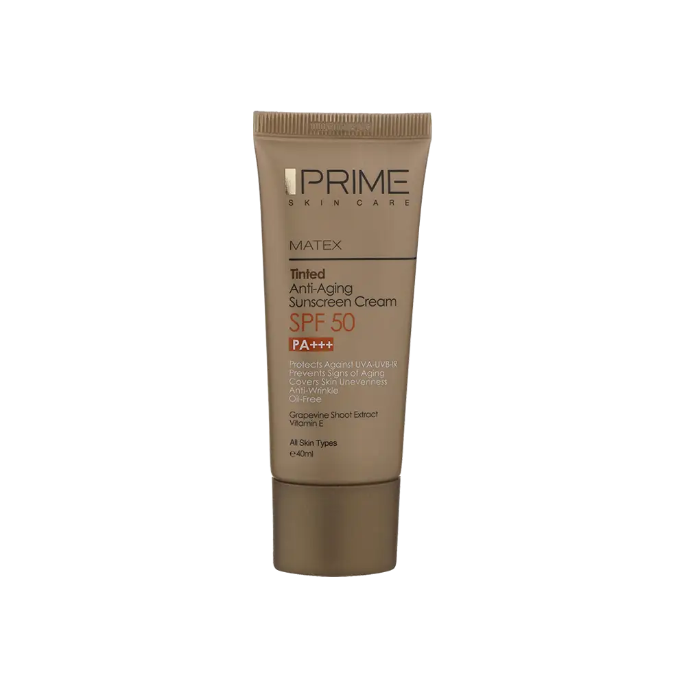 کرم ضد آفتاب رنگی SPF50 پرایم