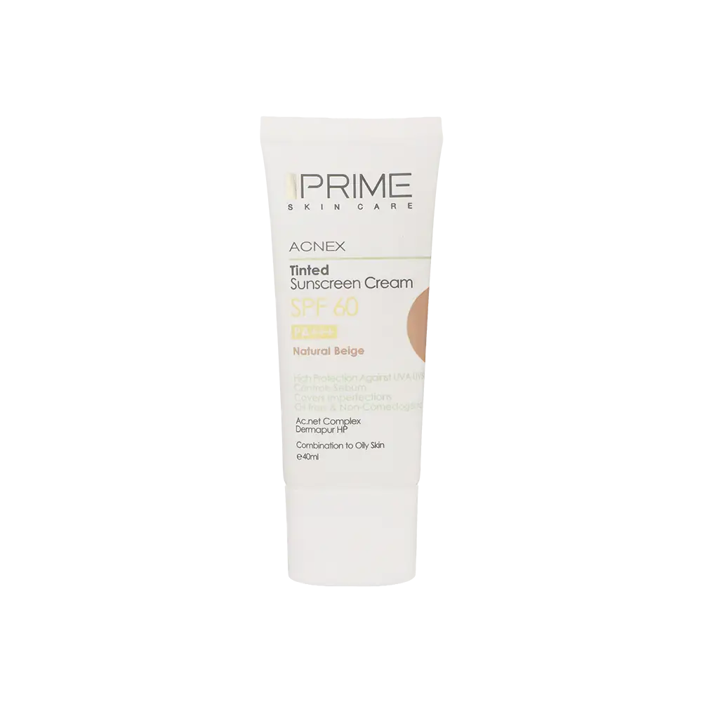 کرم ضد آفتاب رنگی SPF60 پرایم