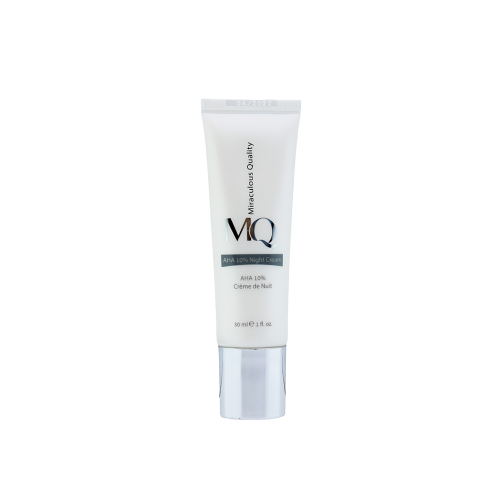 کرم لایه بردار ام کیو مدل AHA 10% NIGHT CREAM حجم 30 میلی لیتر