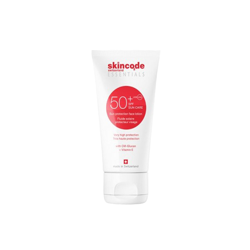 کرم ضدآفتاب اسکین کد مدل Sun Protection Face Lotion SPF 50 حجم 50 میلی لیتر